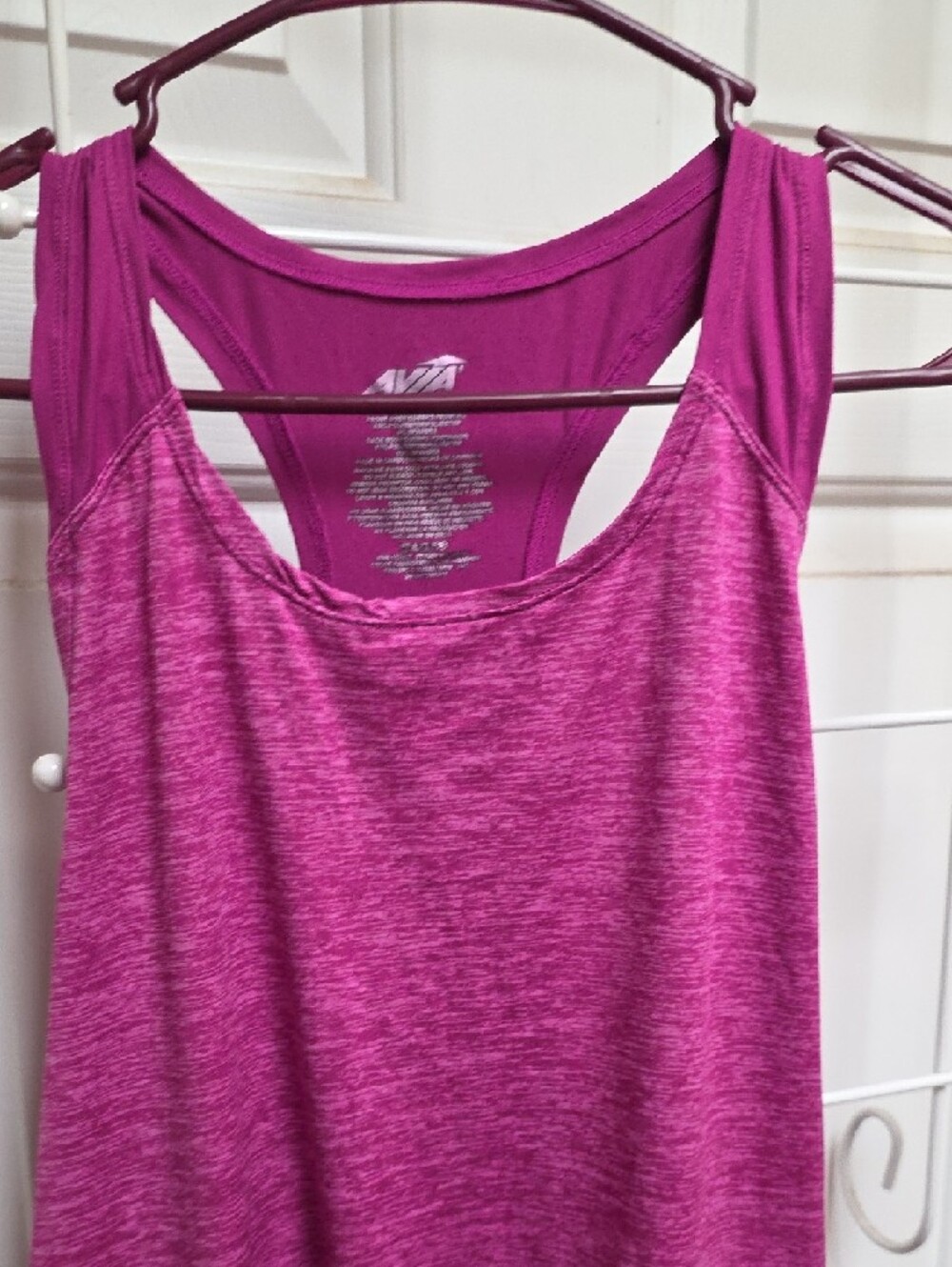 Avia Fuchsia Racerback Tank Top - Picture 4 of 11